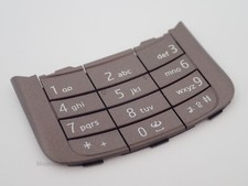 Originale Nokia 6710 Navigator Alpha Keymat | tastiera marrone marrone 9796525 NUOVO