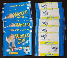 Panini Sonric's World Cup Story 1970-1990, 25 bustine/bustine figurine, RARO