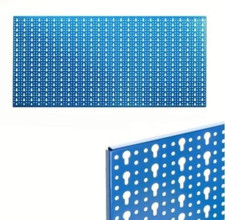 PANNELLO FORATO PORTA ATTREZZI UTENSILI LAVORO OFFICINA MURO PARETE 579 BLU 