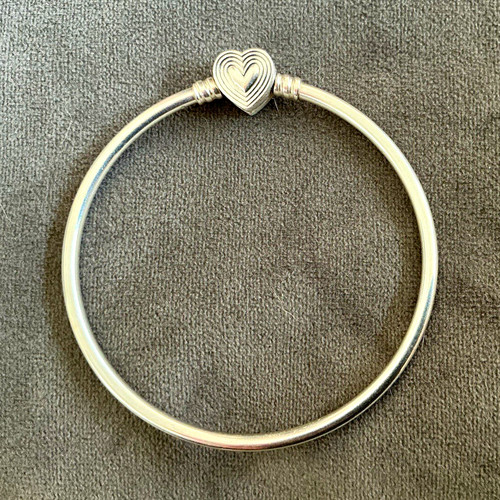 Pandora silver bangle - silver,