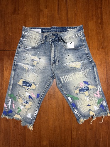 Pantaloncini jeans denim - , prima