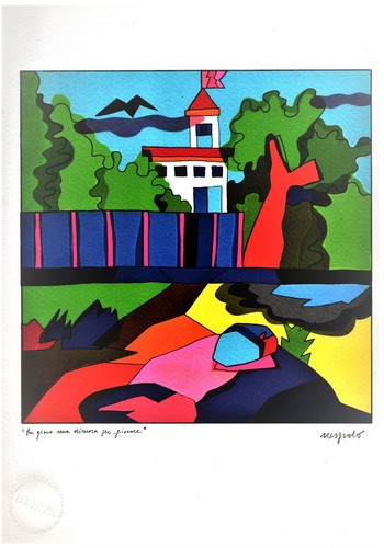 Ugo nespolo per gioco - ugo, "per