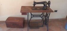 MACCHINA DA CUCIRE A PEDALI SINGER CON MOBILE E COPERCHIO  FINE 1800