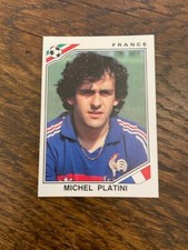 Panini Calciatori Mexico 86 Michel Platini France #175 nuovo come da foto!
