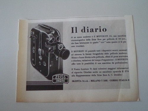 Advertising pubblicità 1938 - advertising,
