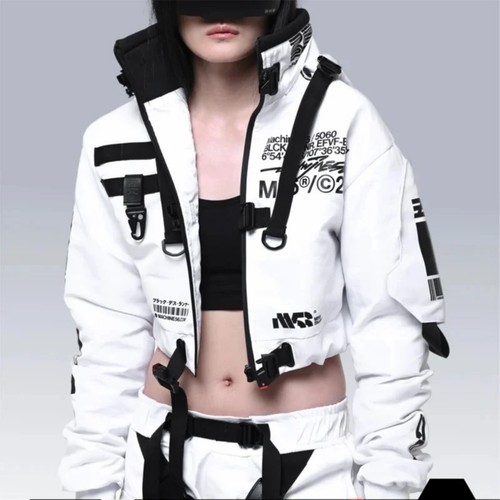 Giacca bianca unisex bomber