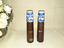 VINTAGE SALE PEPE CERAMICA LEGNO H CM 14 made hand