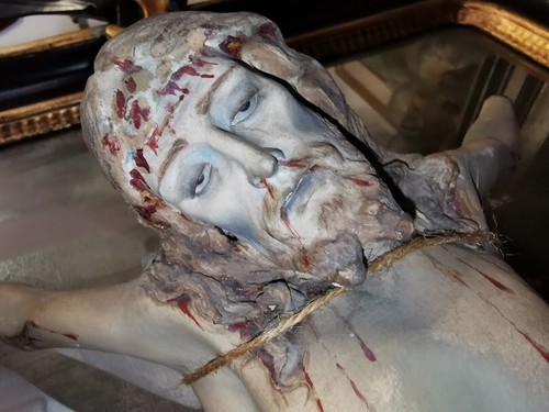 Antico cristo crocifisso - cristo,