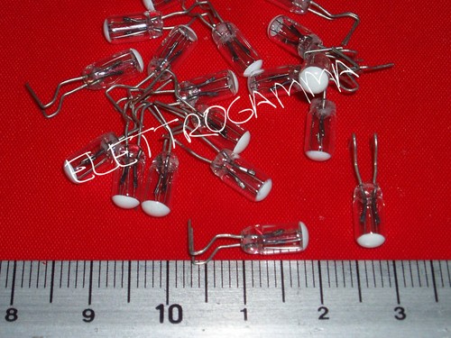 Pezzi lampada spia - 10,