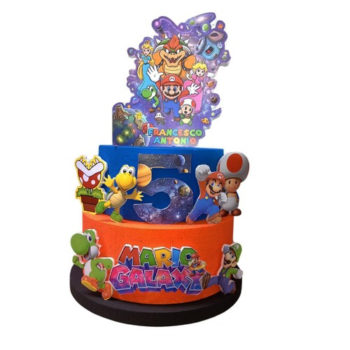Torta scenografica super mario - scenografica,