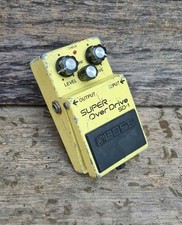 Boss, SD-1, Super Overdrive, chitarra. Pedale effetto, modello vecchio