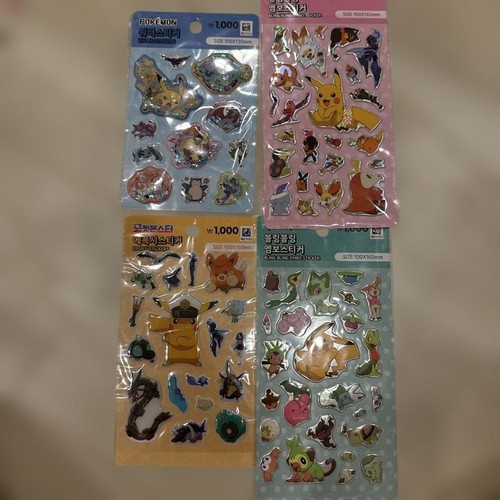 Daiso korea pokemon set - pokemon,