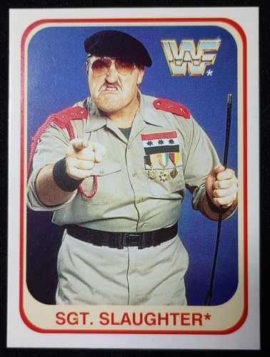 Card sgt slaughter - sgt., 68