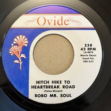 ORIGINAL SOUL 45 - Bobo Mr. Soul - Hitch Hike To Heartbreak Road / She's My Woma