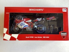 Minichamps modello 1:12 Ducati 999RS Leon Haslam WSB 2004 confezione originale nuova!