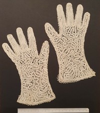 Pizzo tombolo guanti