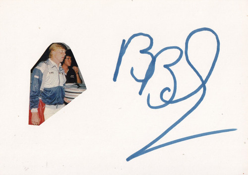Autografo boris becker - boris,