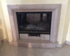 Cornice in pietra per camino in Marmo Rosa Perlino (solo cornice)