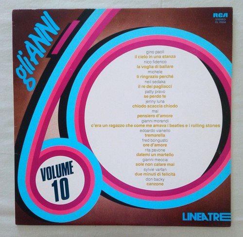Gli anni lp - anni, 60