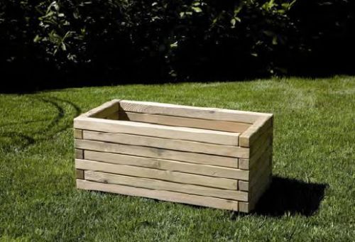 Fioriera legno con - legno,