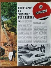 FORD CAPRI   - ADVERT PUBBLICITA' D'EPOCA ADVERTIS ADV  - 7️⃣