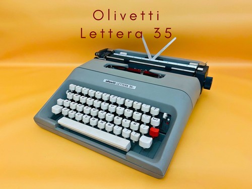 Working typewriter olivetti - typewriter,