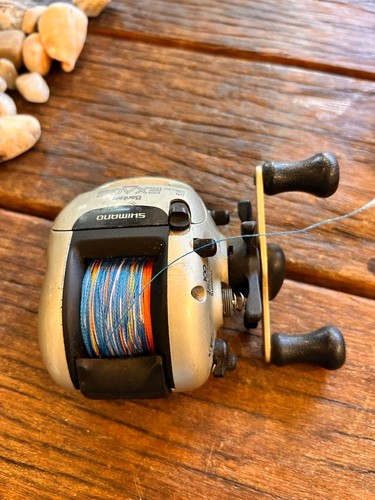 Shimano silver fishing reel - shimano, pe