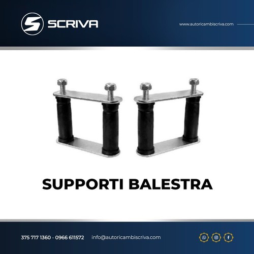 Coppia supporto boccola - supporto,