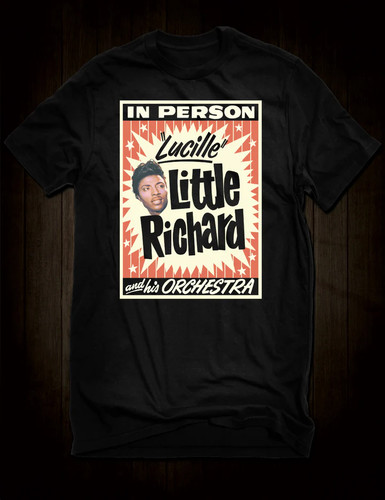 Maglietta little richard - maglietta,