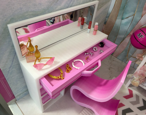 Barbie bambola vanità tavolo - barbie,