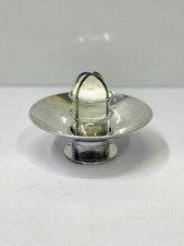 Plafoniera paratia nave antica alluminio metallo vintage con paralume