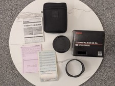 Obiettivo Sigma 17-50mm f/2.8