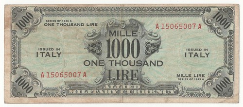 1000 lire serie - 1000, am