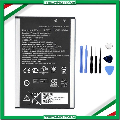 Batteria asus zenfone - 2, laser