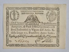 1a Repubblica Romana 1796-1799 - Paoli 10 - Triangolo