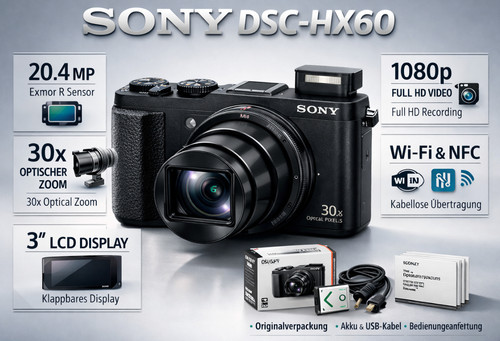 Sony dsc hx60 nero - sony,
