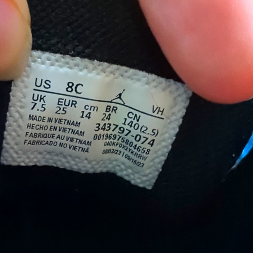Jordan anelli nero blu - jordan,