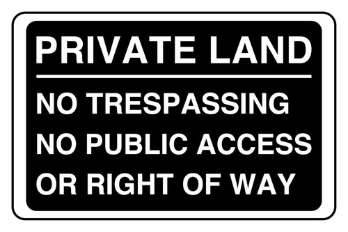 Terreno privato violazione - privato, no
