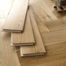 Parquet a spina di pesce rovere naturale 2 piedi - finitura opaca liscia - pavimento UFH EC11