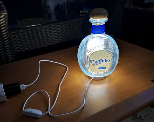 Lampada bottiglia don julio - lampada,
