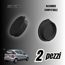 2 x Tappi coperchi paraurti posteriore Portabagagli Mercedes W168 nero