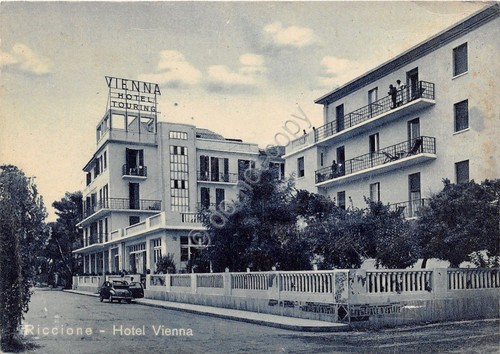 Cartolina riccione hotel - riccione,
