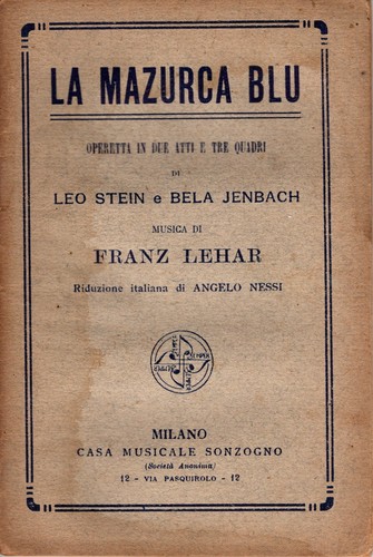 Mazurca blu leo stein - la,