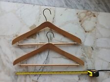 2 Antiche Stampelle Appendiabito In Legno Vintage Anni 50 made in Italy pantalon