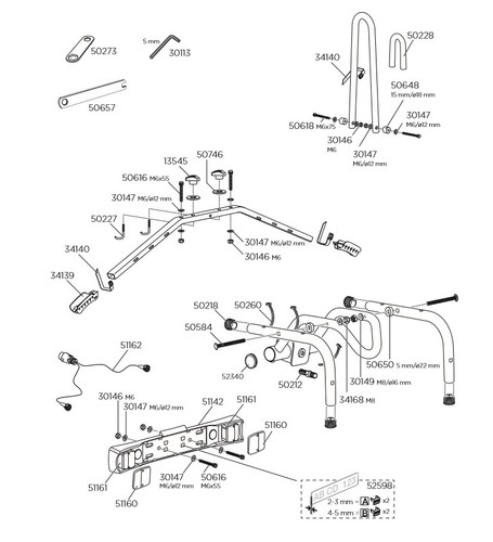 Thule 9502 9503 rideon - thule,