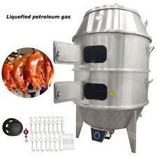 Forno anatra arrosto a gas tipo split LP fornello barbecue arrosto appendere tacchino ristorante