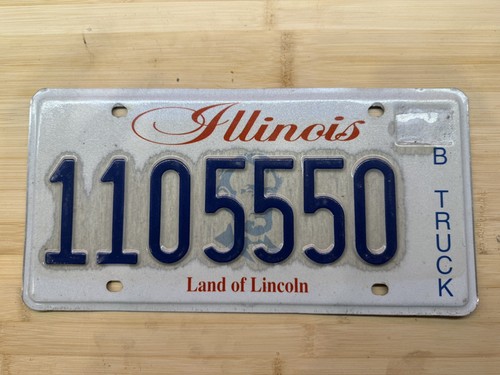 Vintage illinois number plate - vintage,