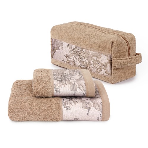 Set asciugamani con beauty - asciugamani,