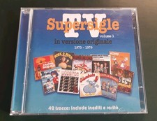 SUPERSIGLE TV VOL. 1 1973-1979 2CD Sigle TV Cartoni Animati RARO!