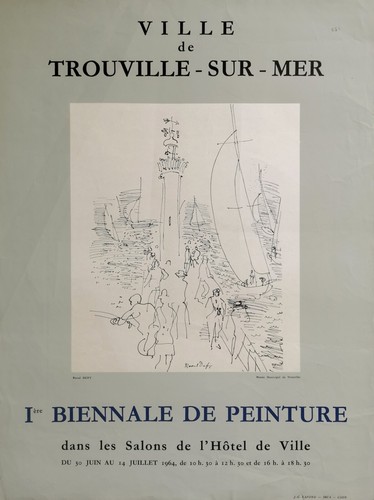 Raoul dufy affiche exposition - dufy,